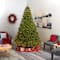 9ft. Pre-Lit Sierra Spruce Artificial Christmas Tree, Clear LED Lights